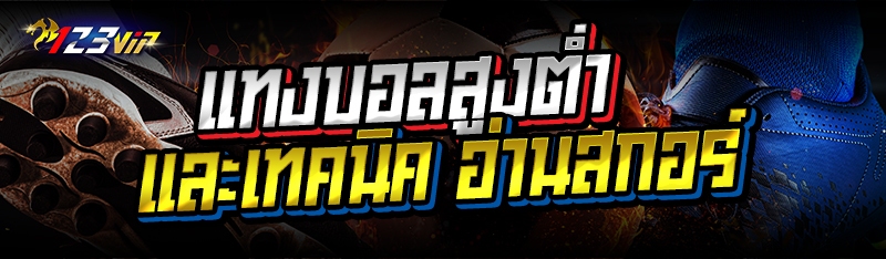 แทงบอลสูงต่ำ และเทคนิคอ่านสกอร์ 