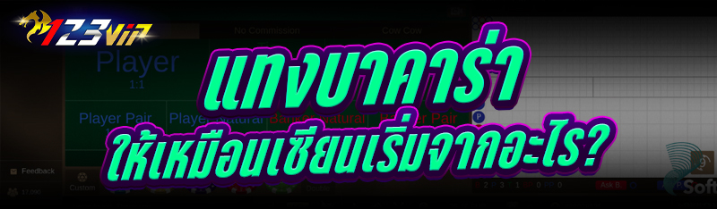 แทงบาคาร่า ให้เหมือนเซียนเริ่มจากอะไร?